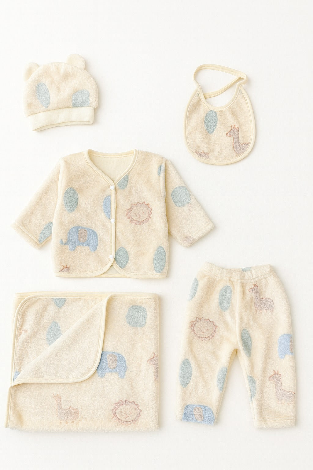N1012-5 Piece Winter Starter Set - (0-3M)