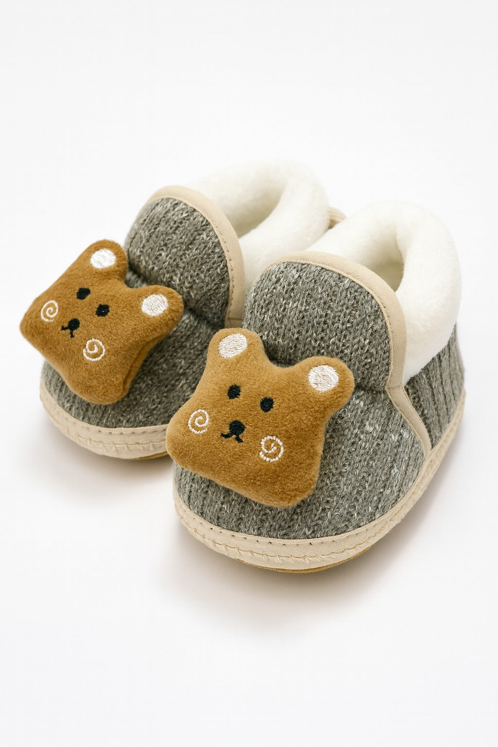 SH562-Furr winter shoes - 0-12M