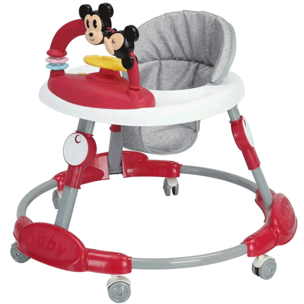 Fiber Mickey Round Baby Walker Foldable W621
