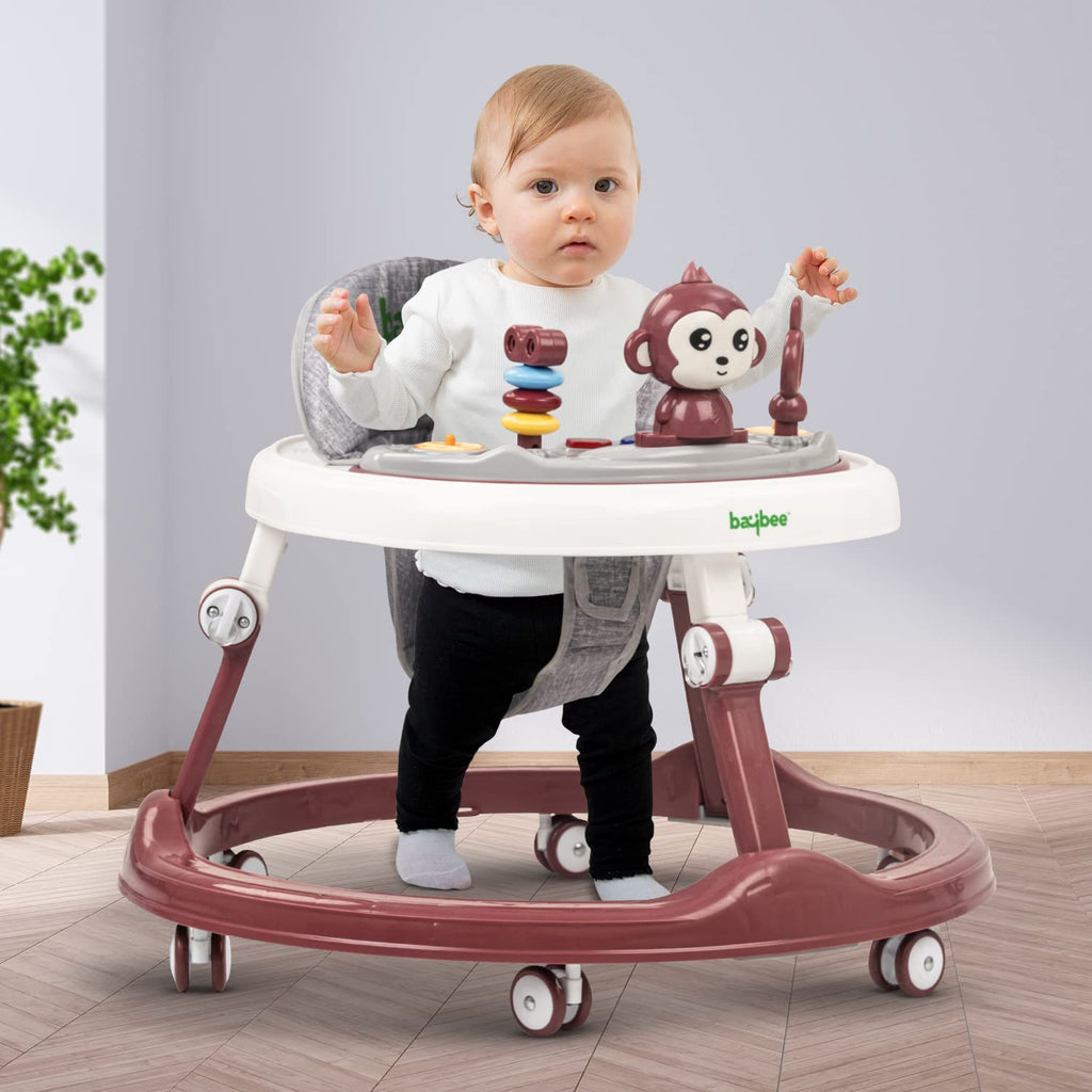 Adjustable lightweight Baby walker Red W608