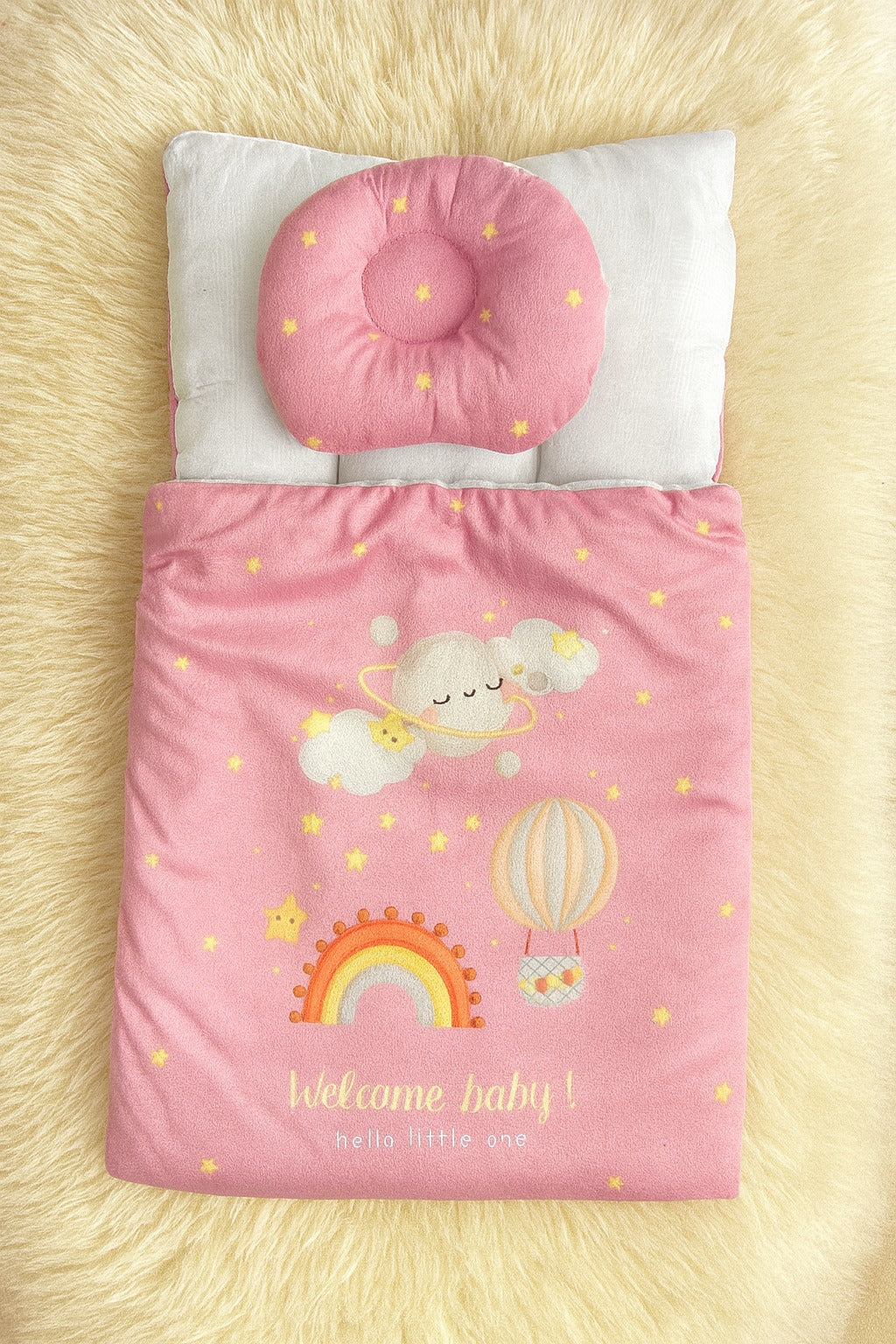 SHT444-Velvet Carry nest with Pillow