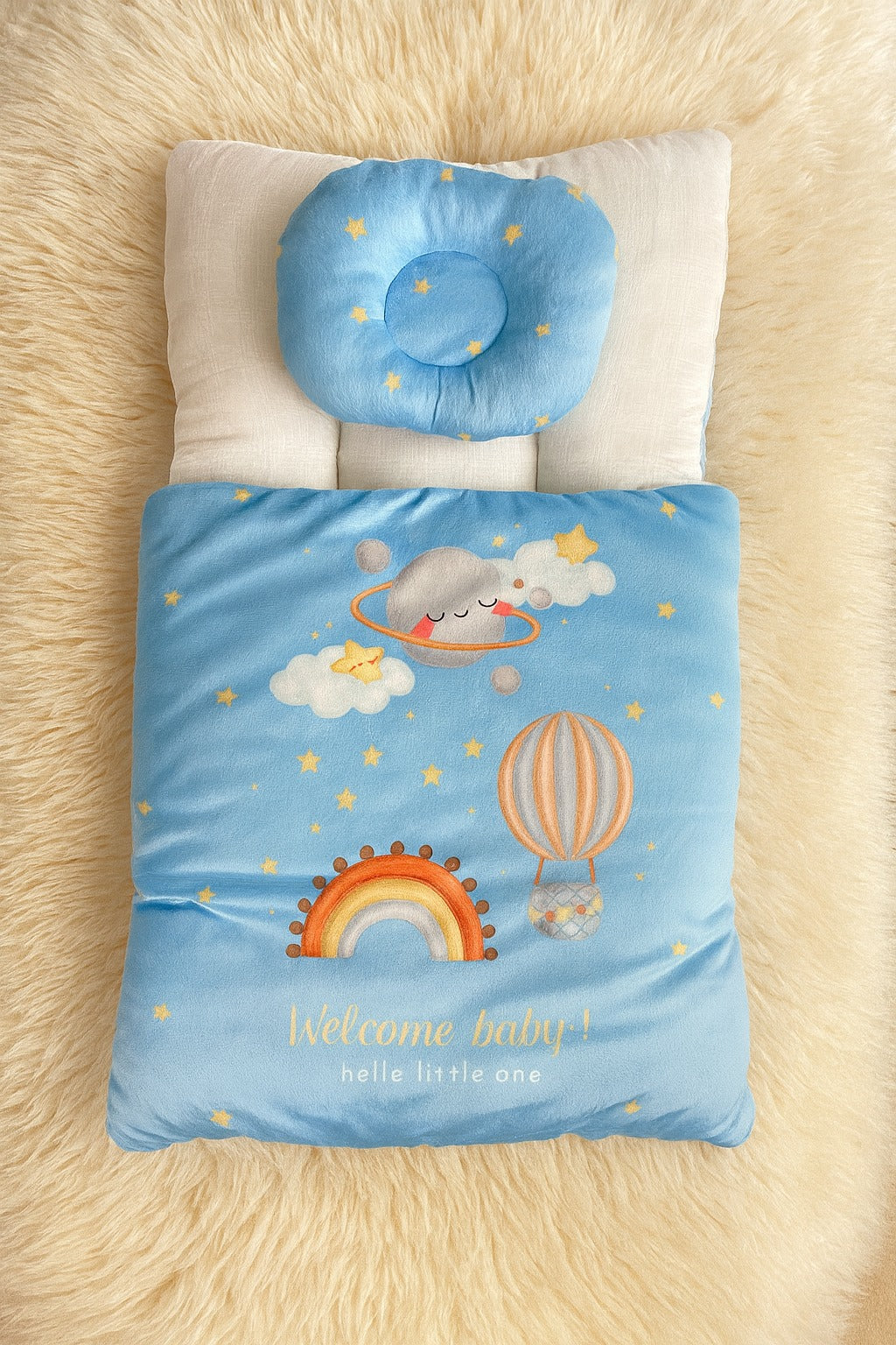 SHT444-Velvet Carry nest with Pillow