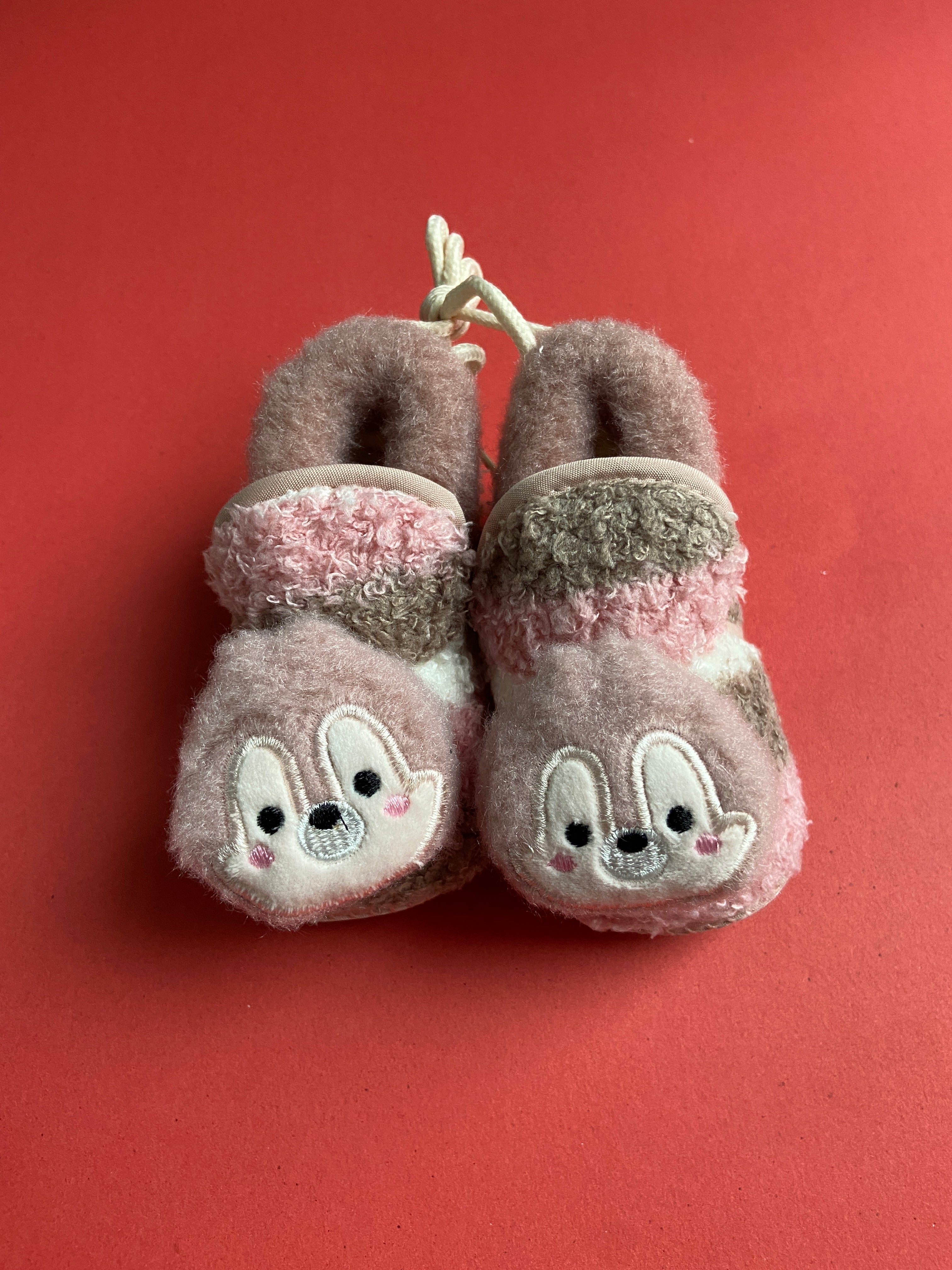 SH566-Furr winter shoes - 0-12M