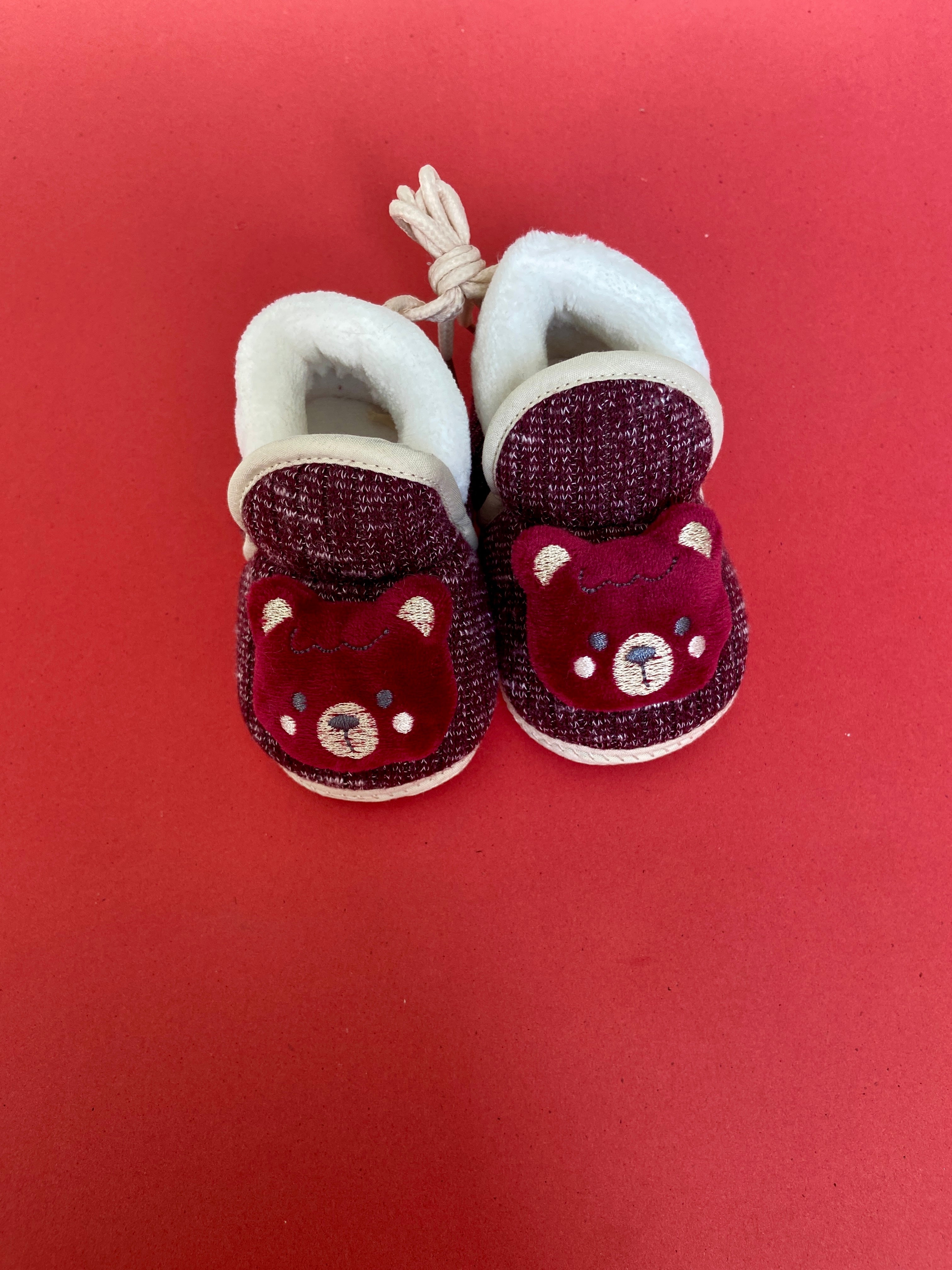 SH562-Furr winter shoes - 0-12M