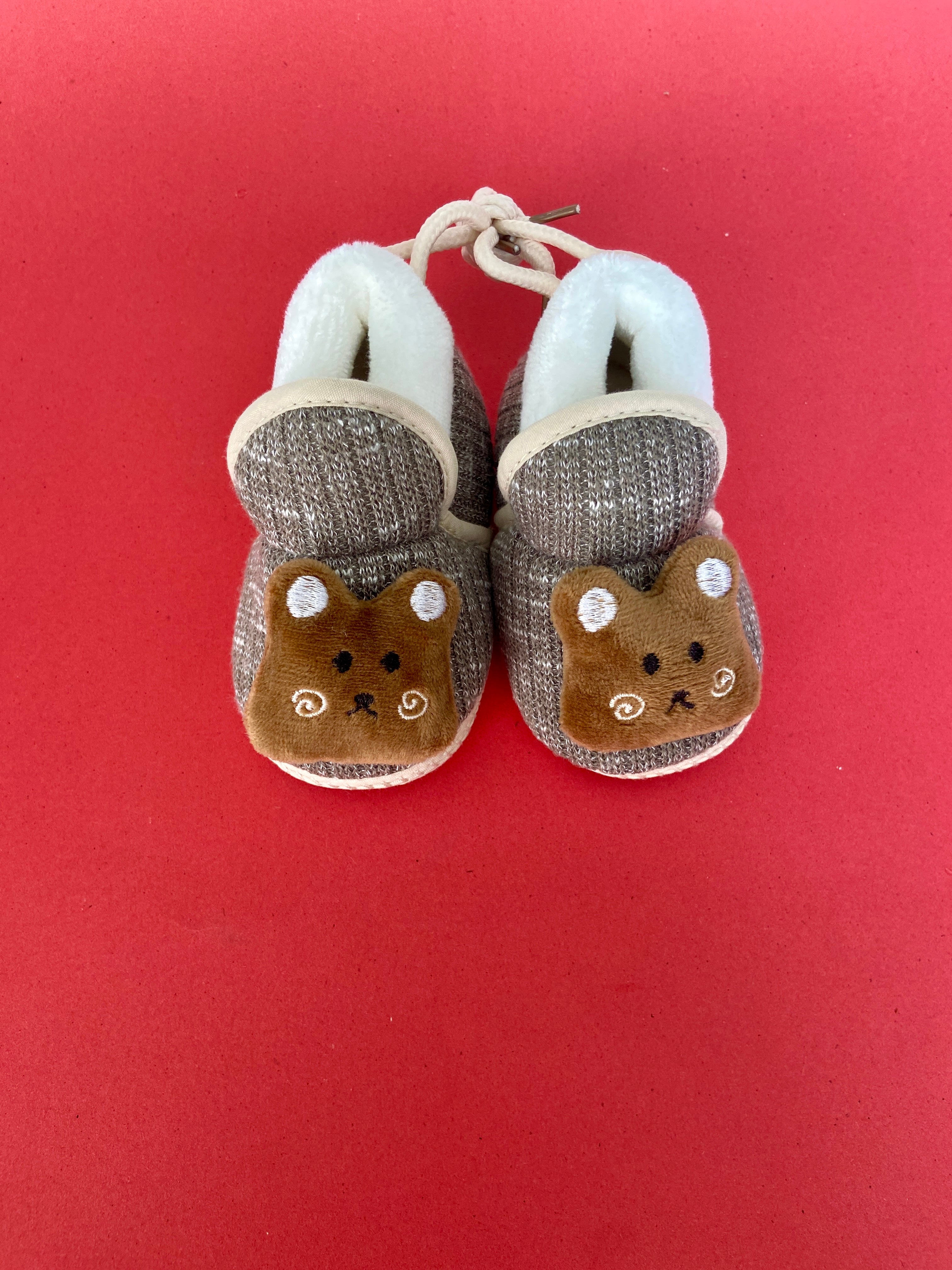 SH562-Furr winter shoes - 0-12M