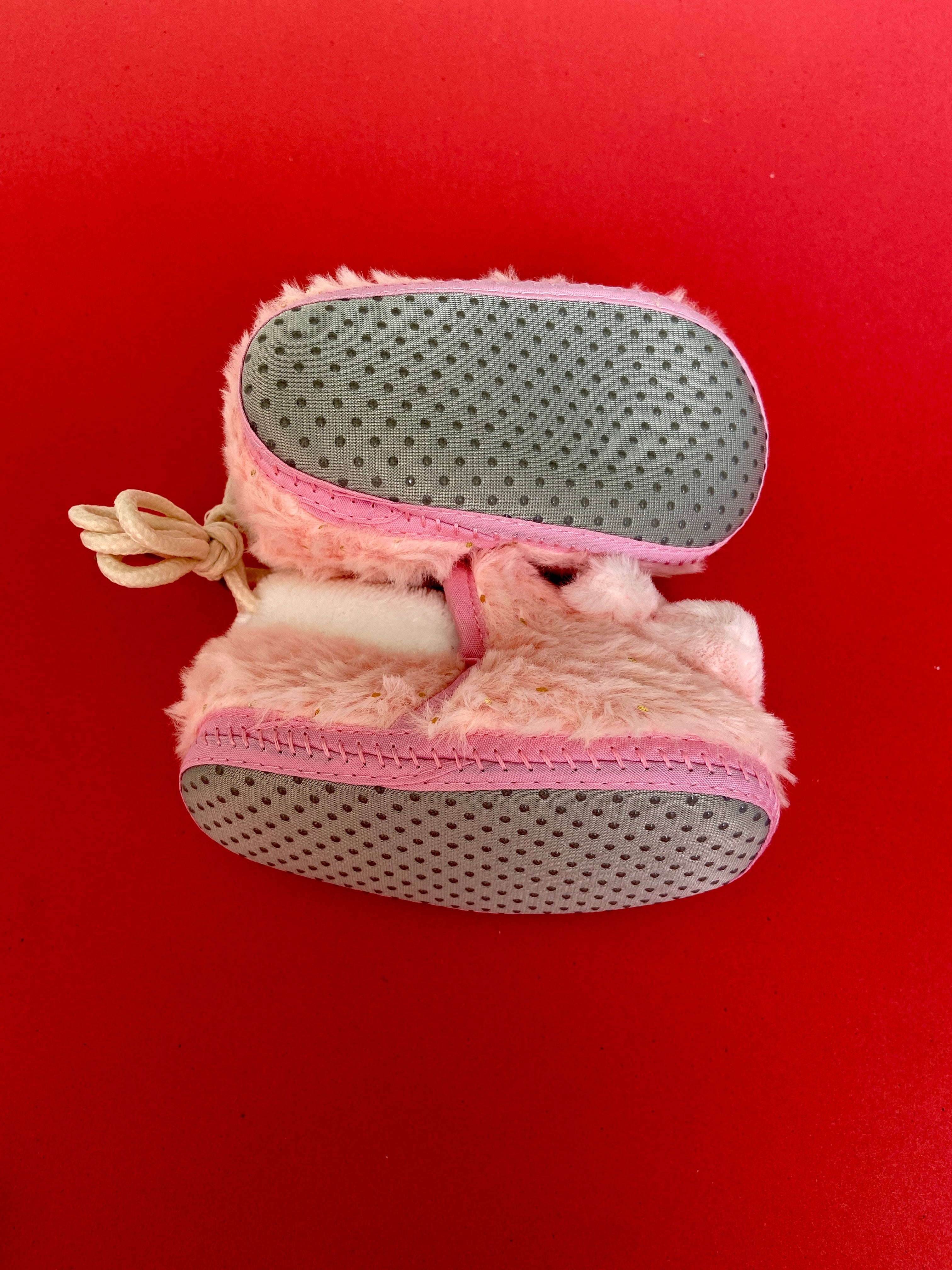 SH559-Furr winter shoes - 0-12M