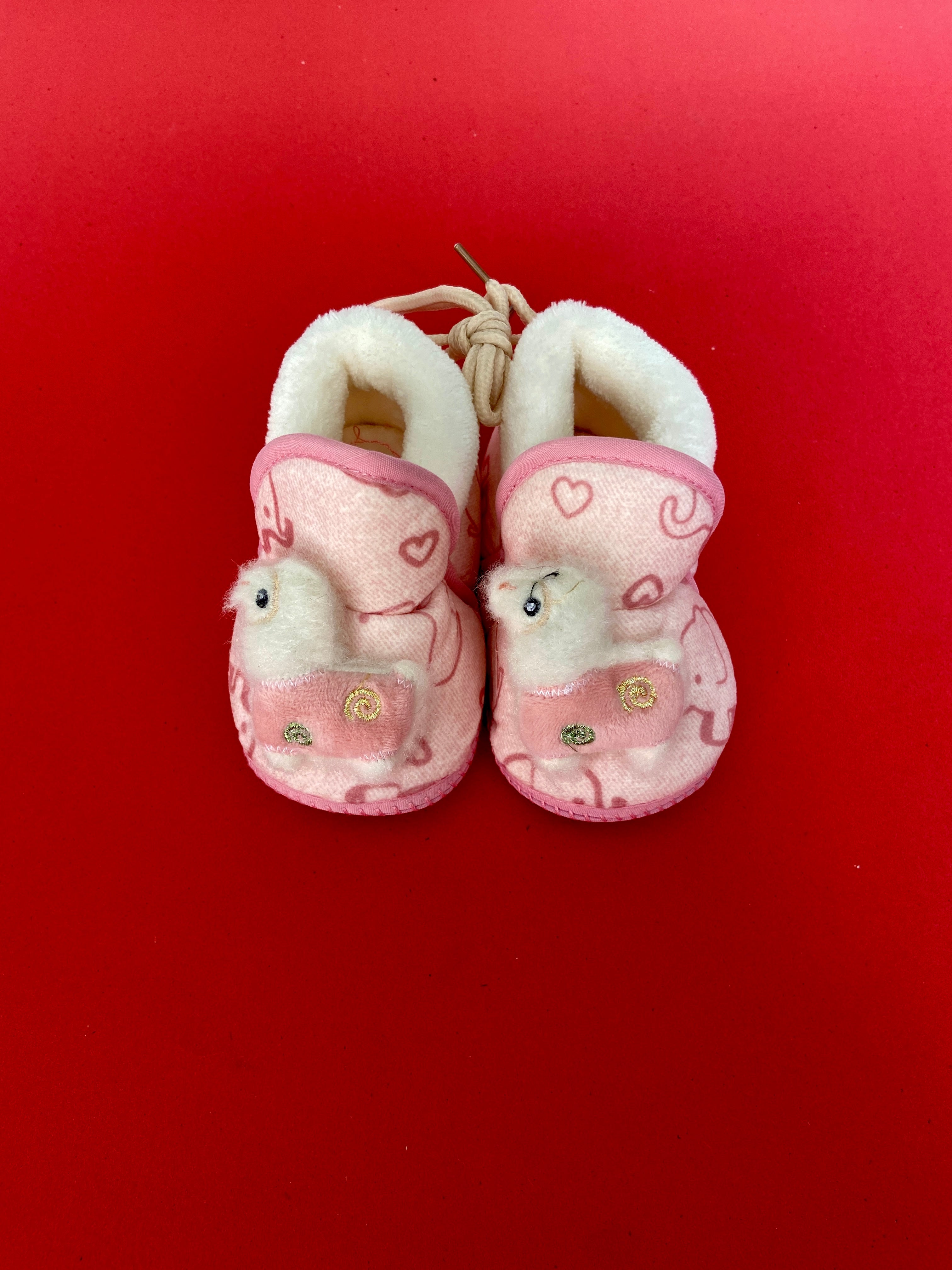 SH558-Furr winter shoes - 0-12M