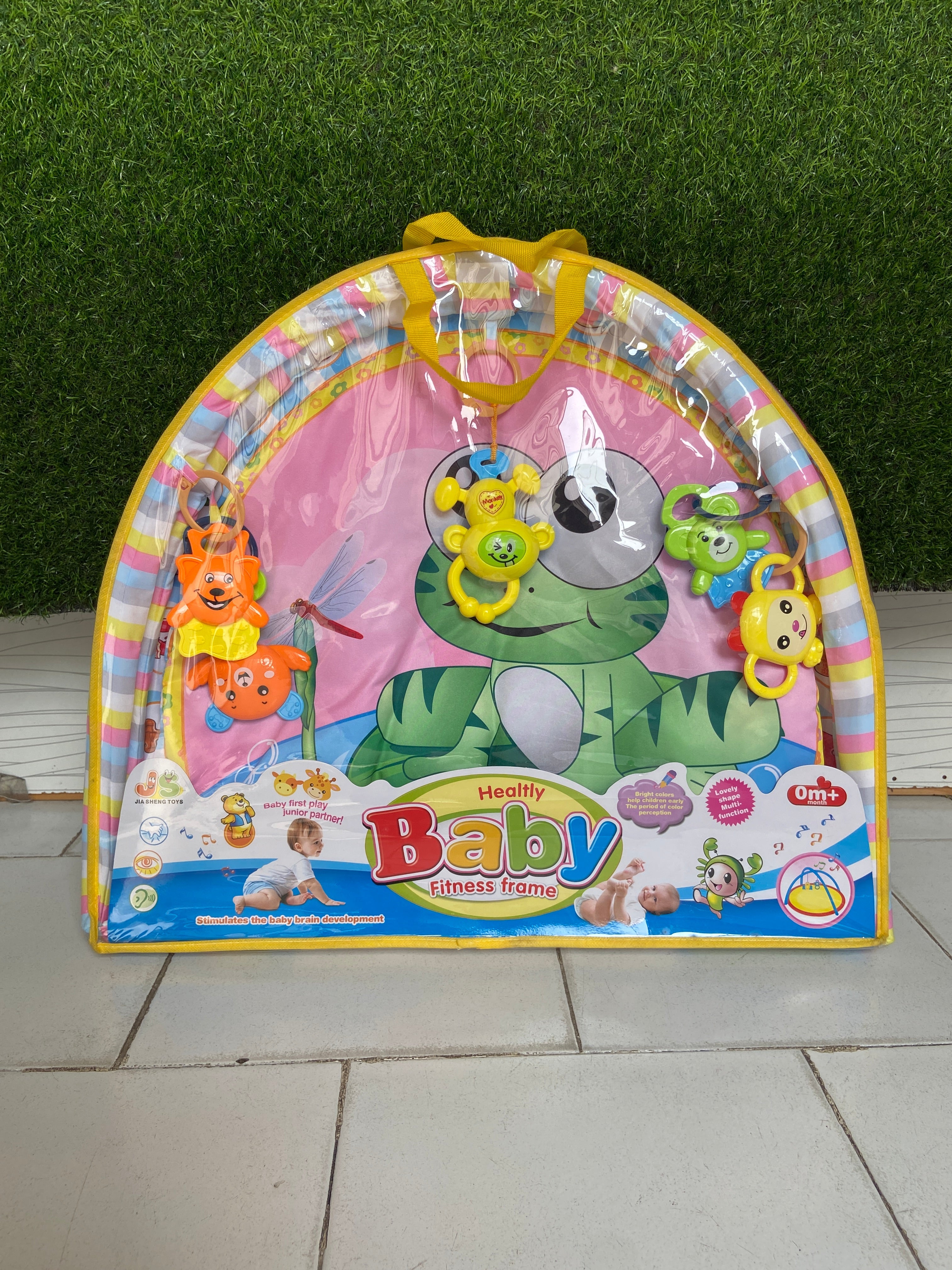 Baby Play Mat with Hanging Toys - Medium Size