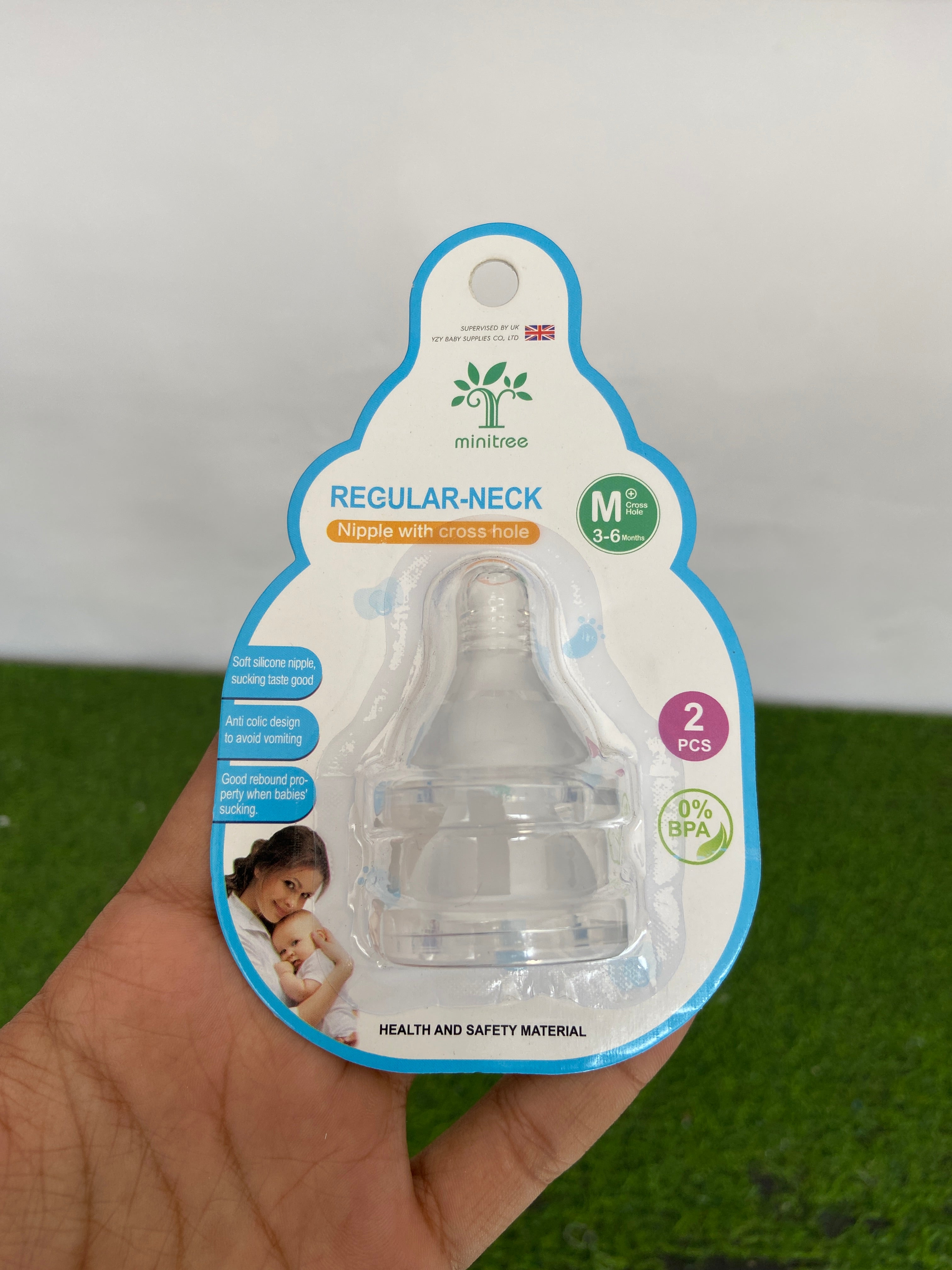 FE185-2 Piece Teat Set Regular Neck (3-6M)