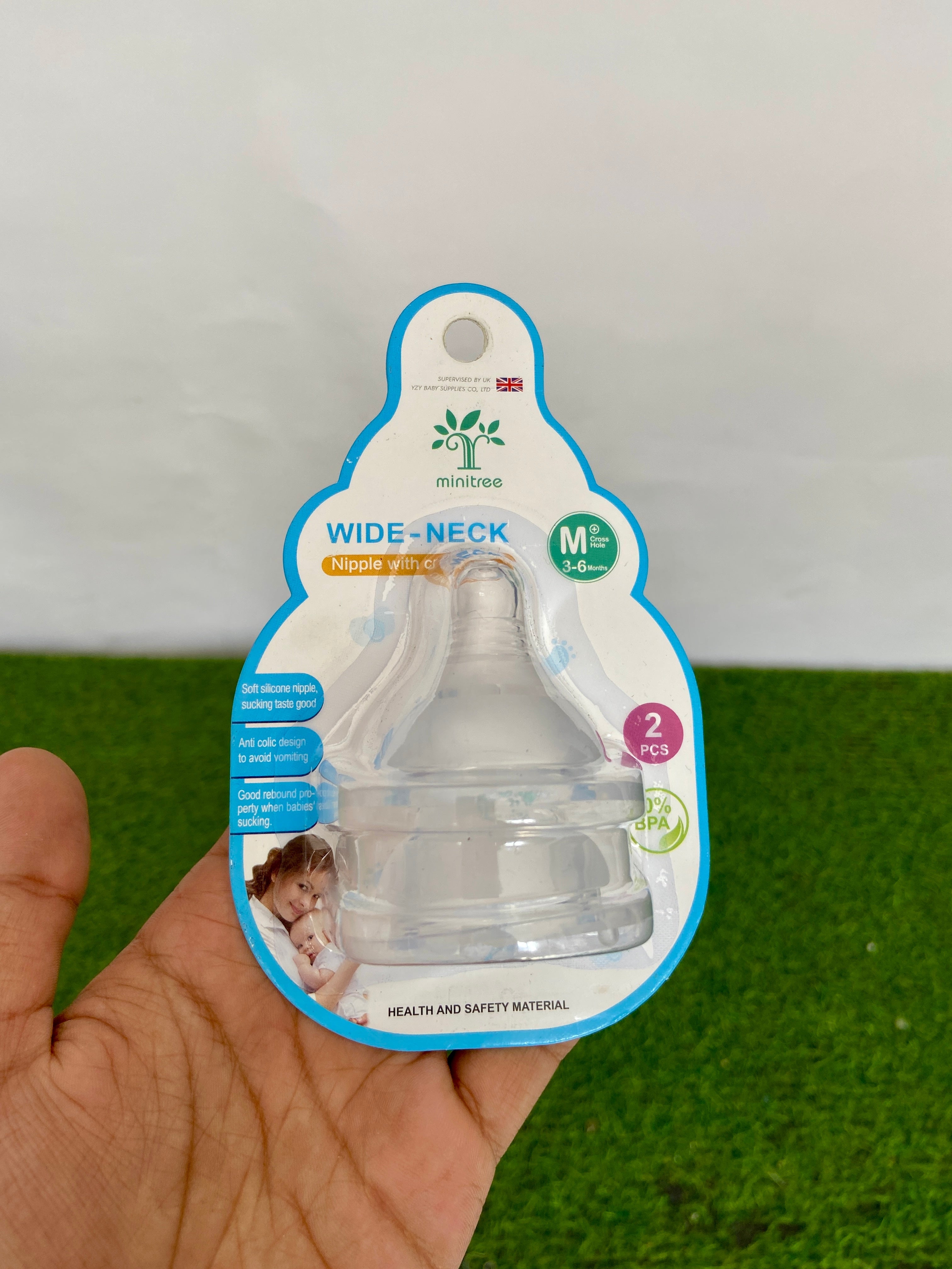 FE184-2 Piece Teat Set Wide Neck (3-6M)