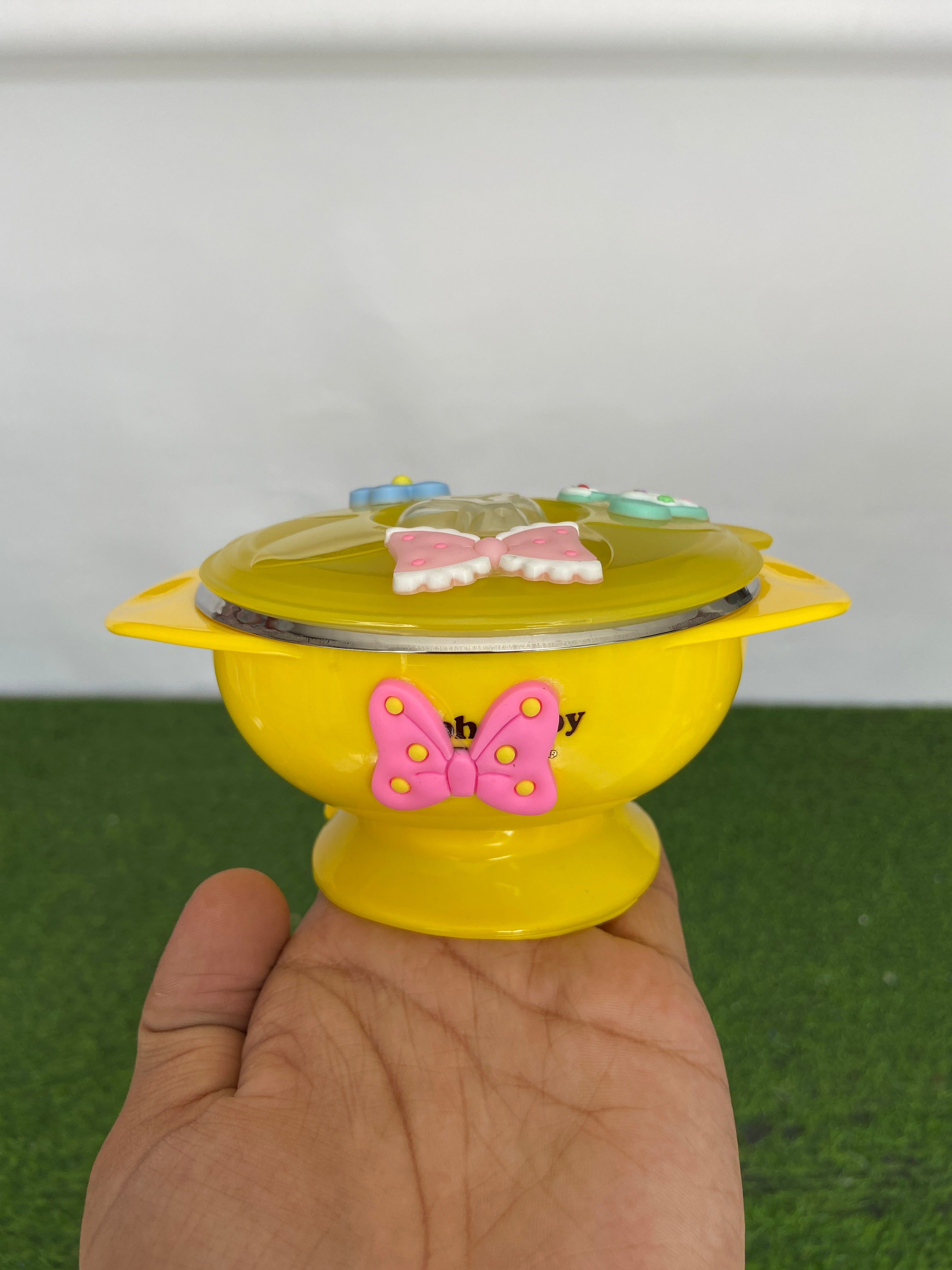 FE198-Stainless Steel Feeding suction bowl