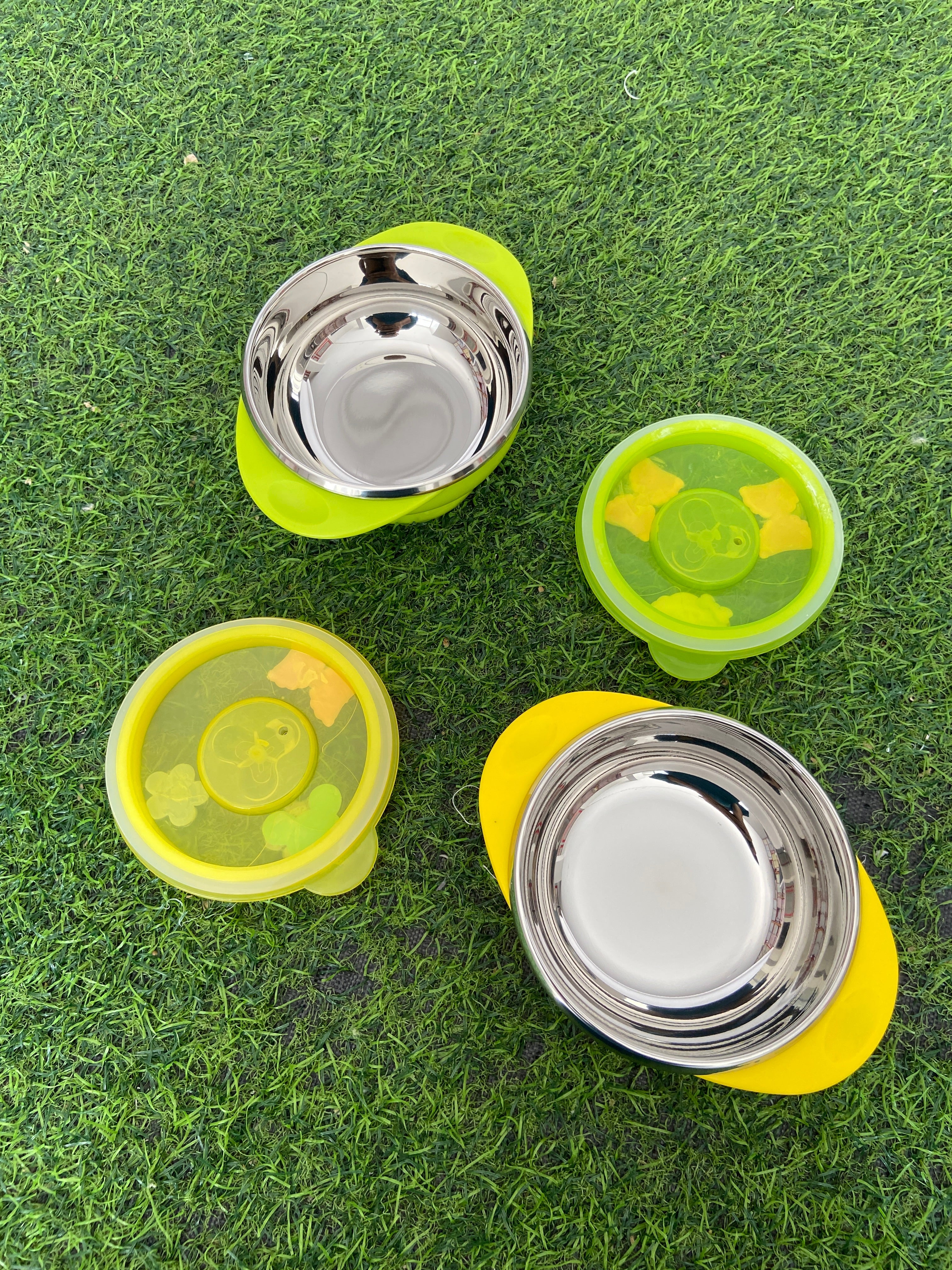 FE198-Stainless Steel Feeding suction bowl