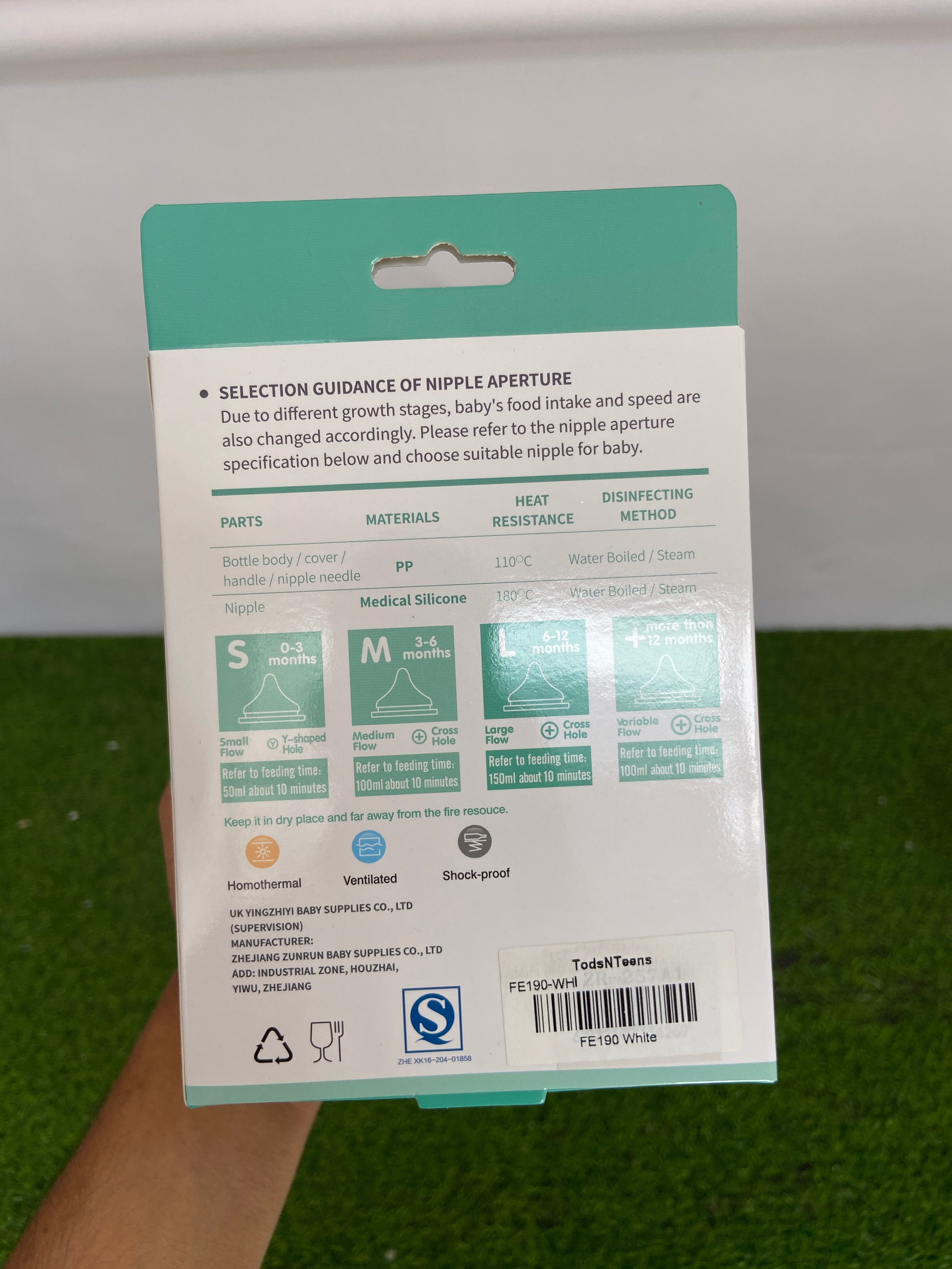 FE190-Astronaut Baby Feeding Bottle 330ML