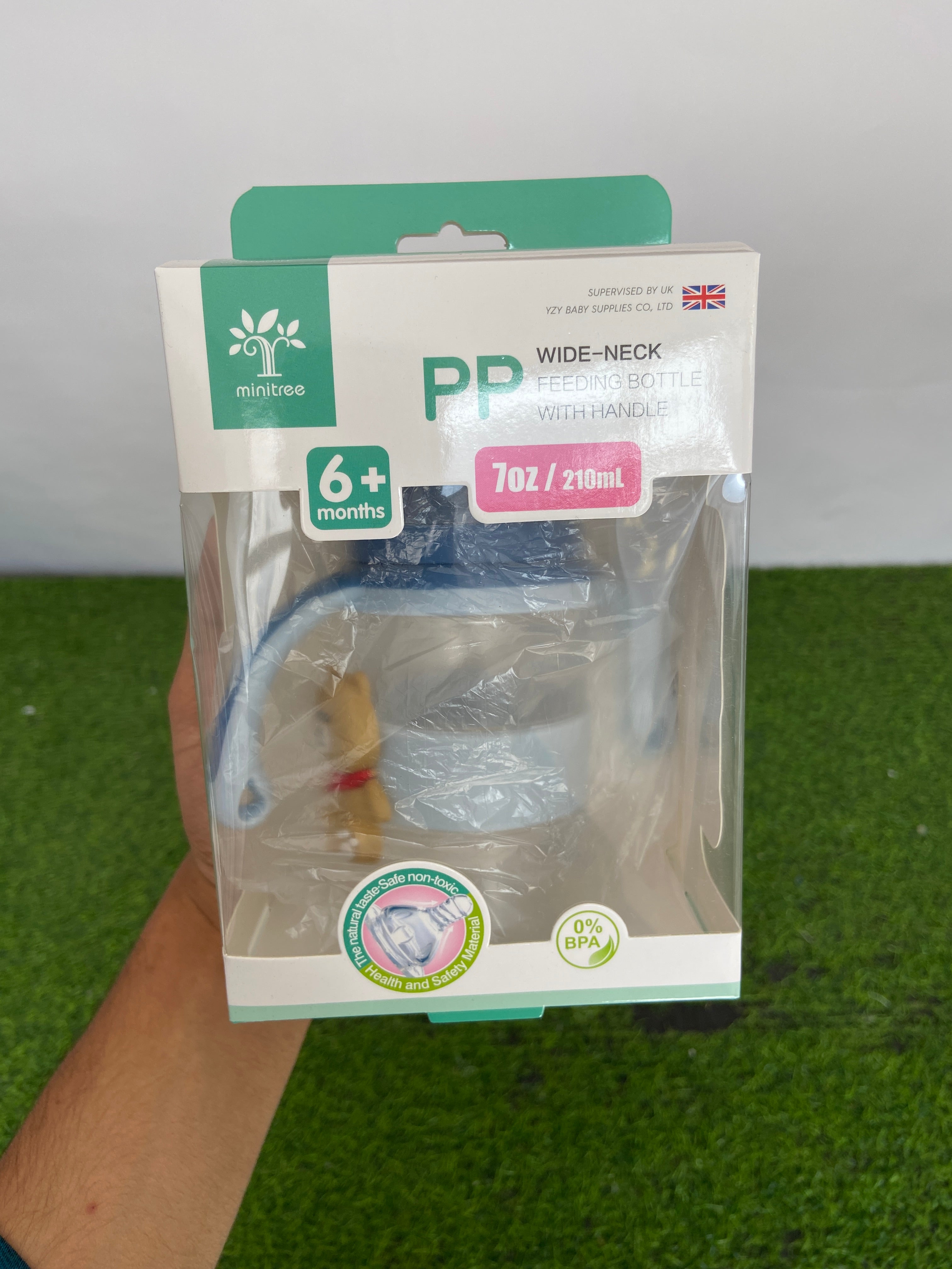 FE196-Bear baby feeding bottle 210ML