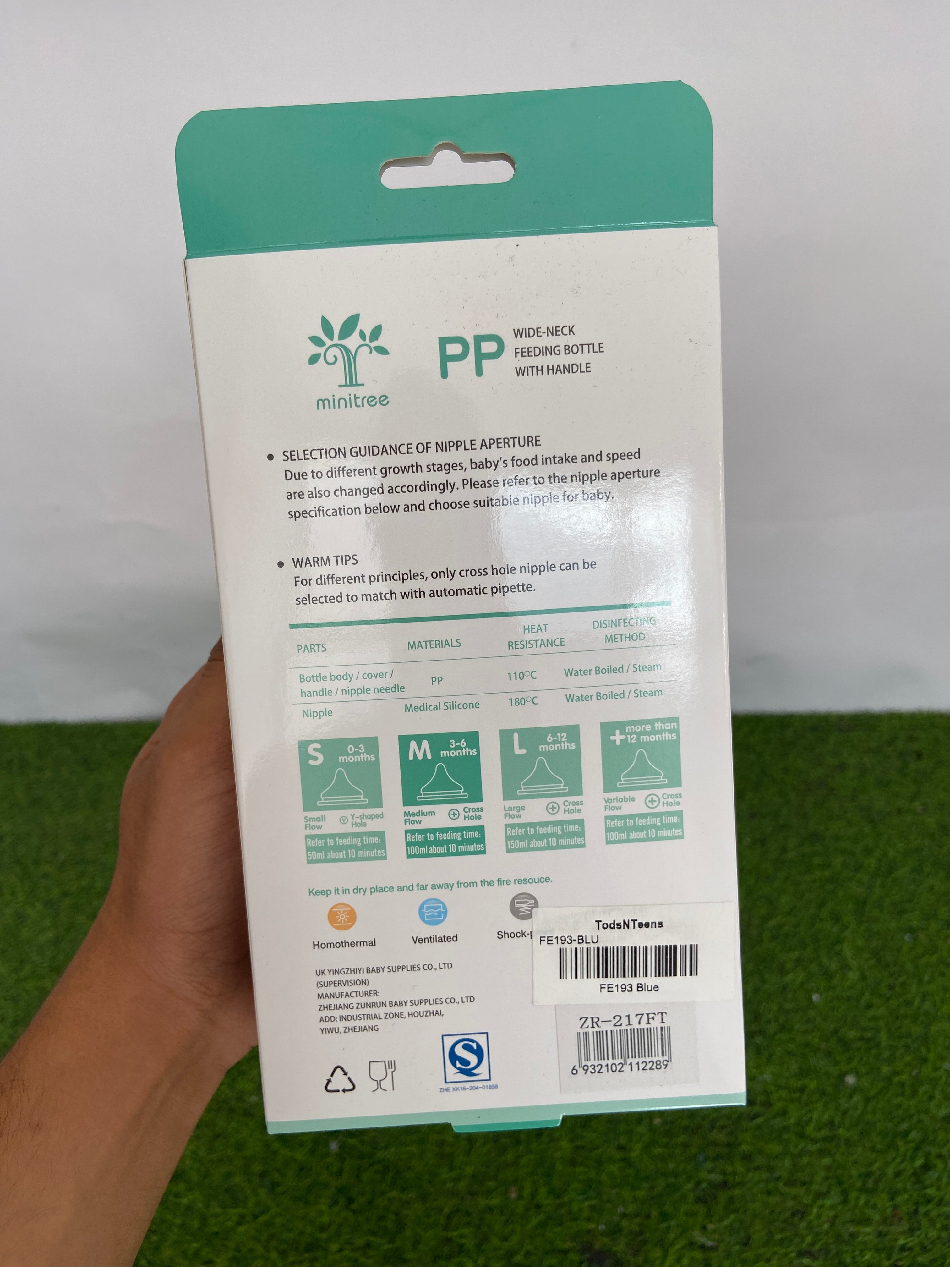 FE193-Minitree baby Feeder 330ML