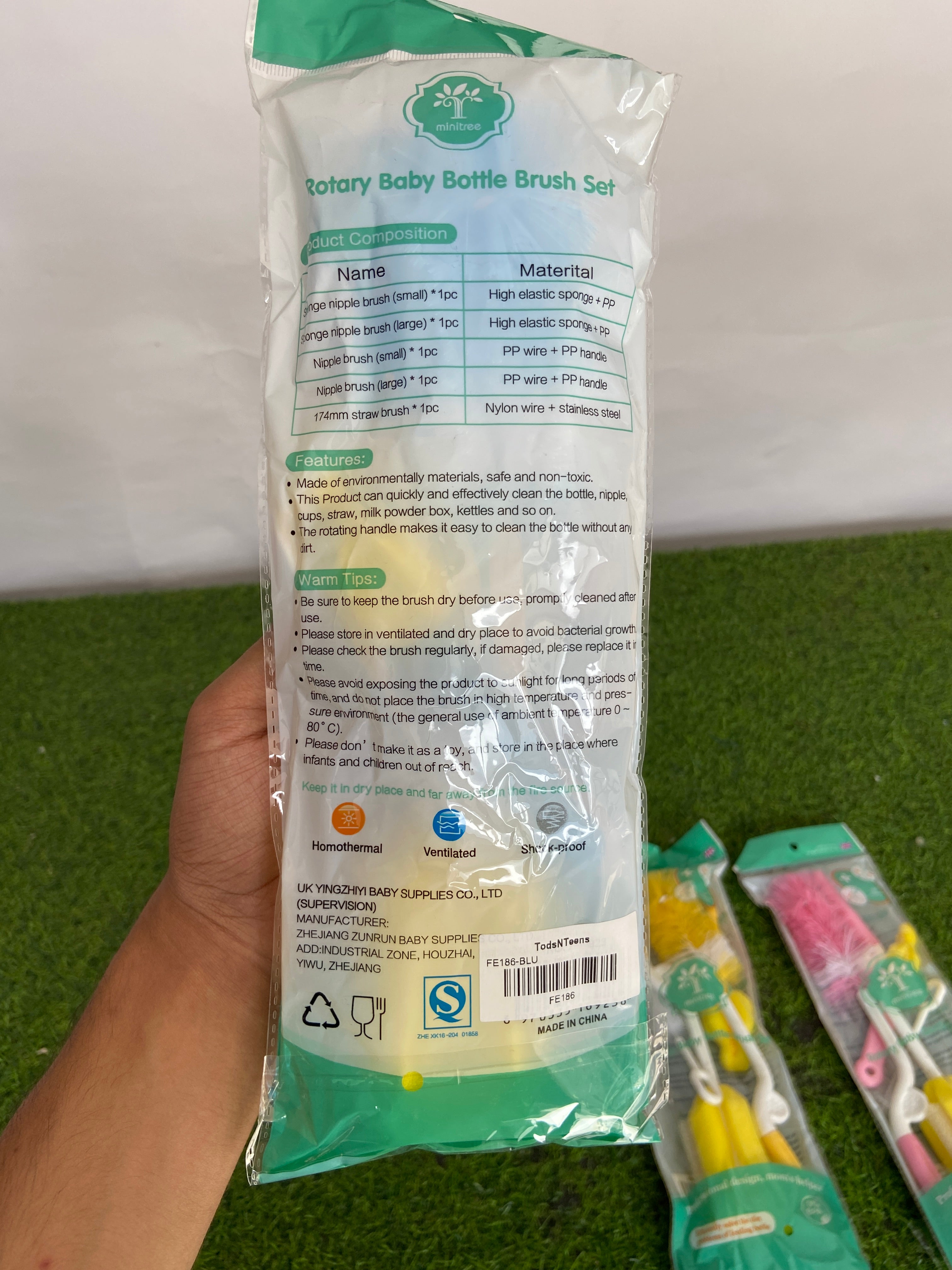 FE186-Pack of 5 feeder Cleaning Set