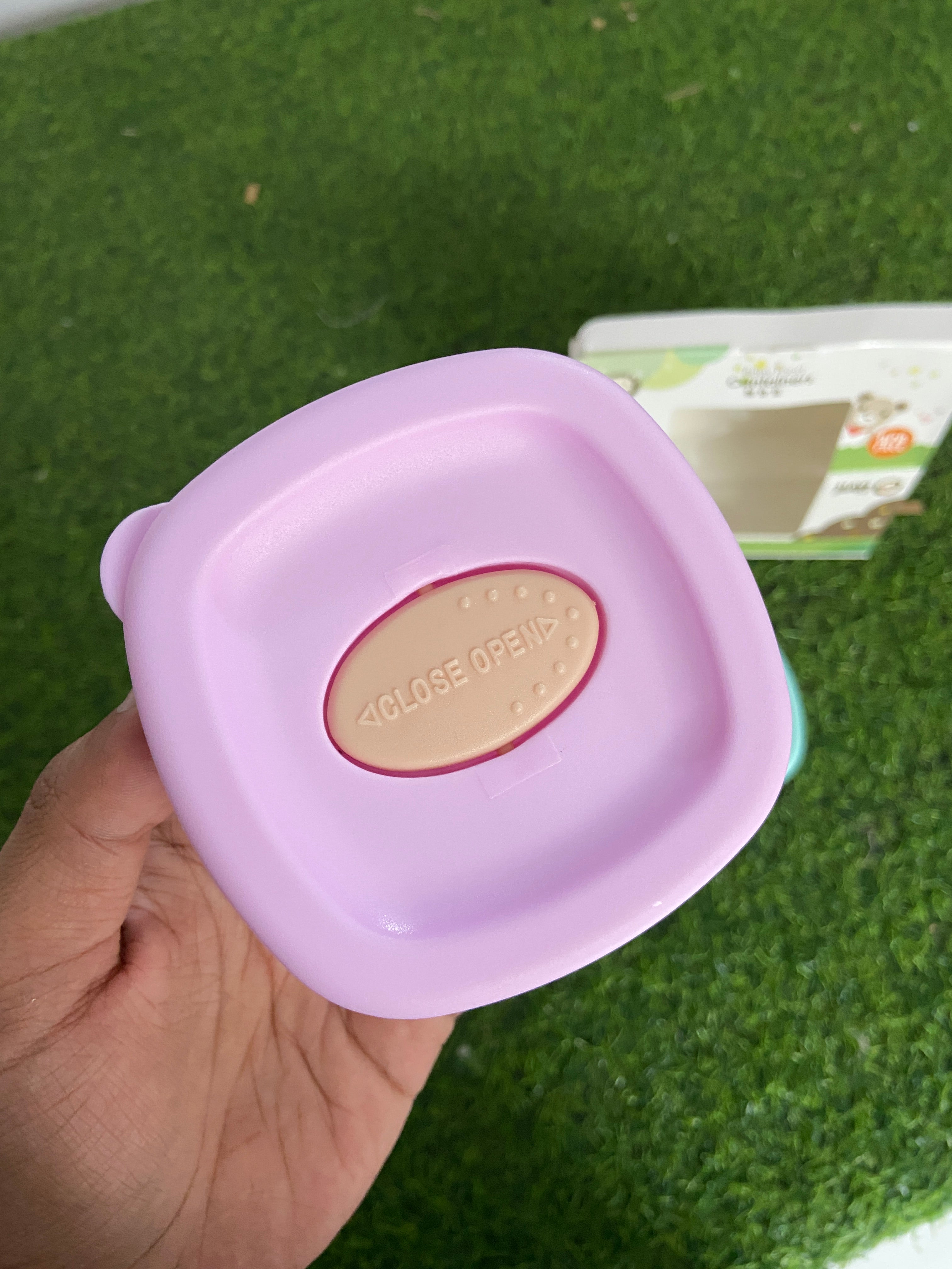 FE211-Pack of 4 baby Food & Milk Containers