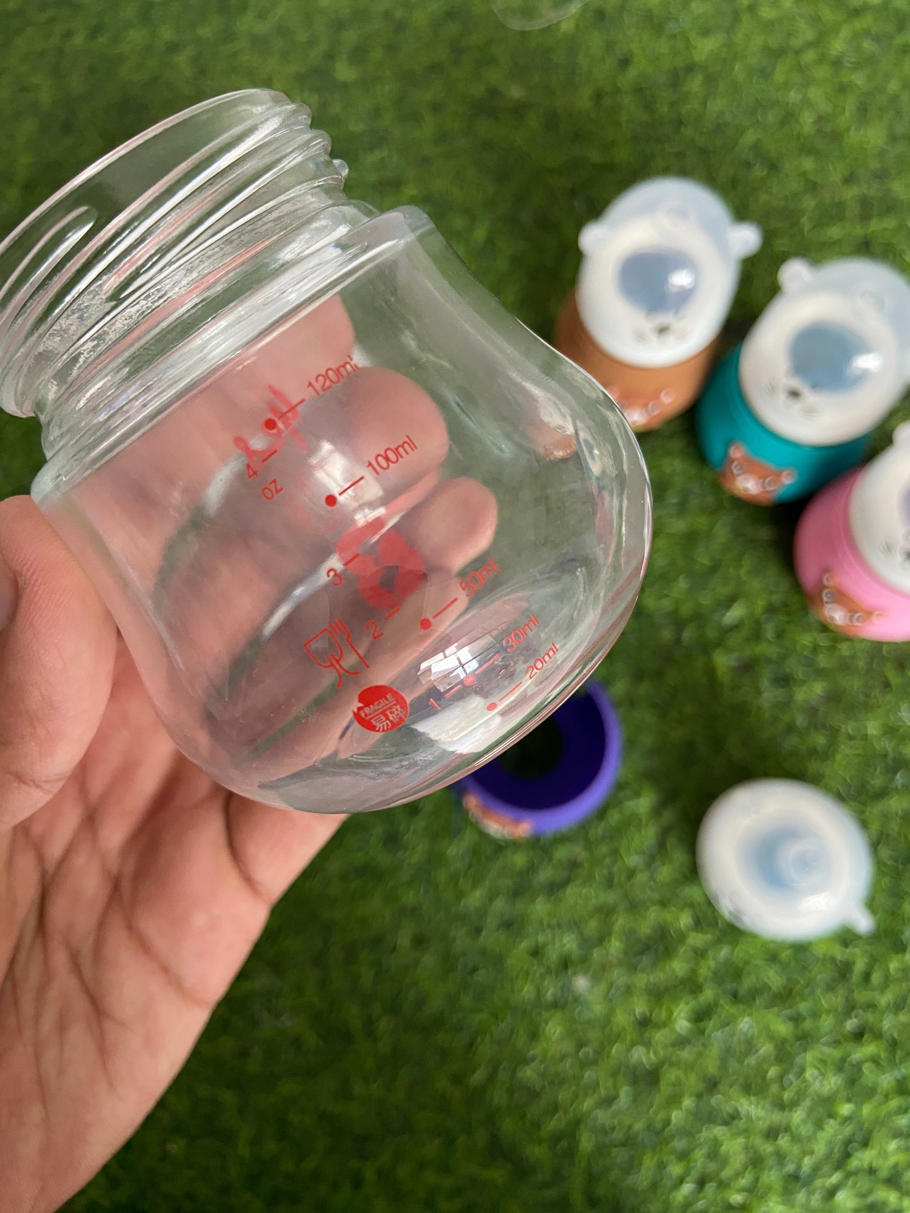 FE203-Kitten theme baby feeding Bottle 120ML