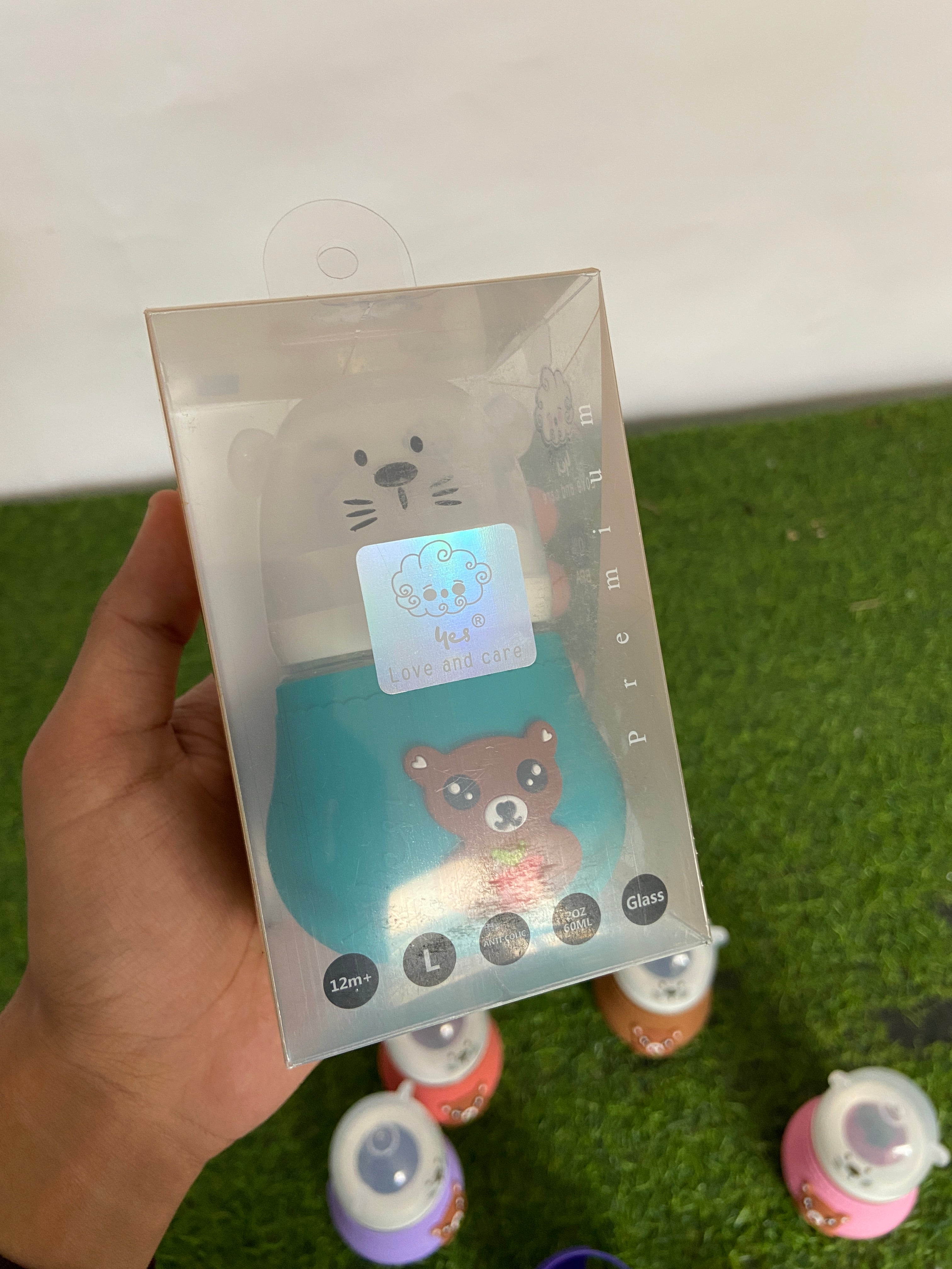 FE203-Kitten theme baby feeding Bottle 120ML