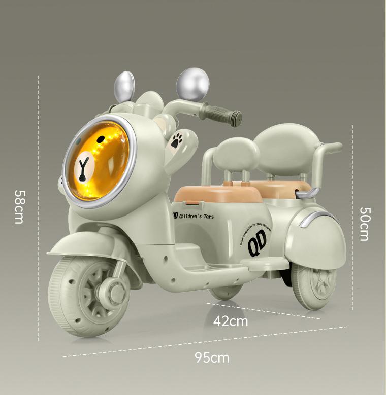 Electric Double Seat Kids Scooter-M6619