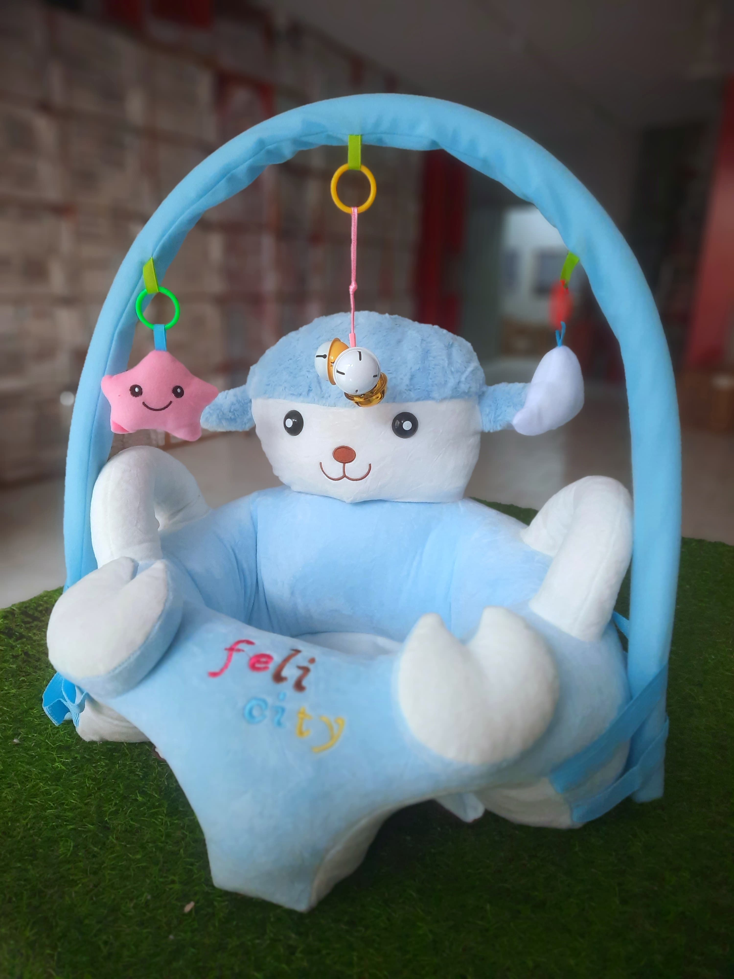 Baby Learning Sofa Support Seat BLUE