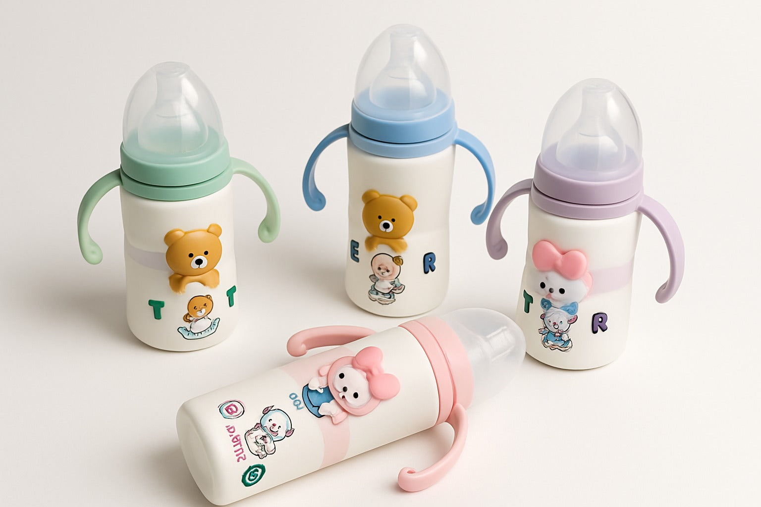 FE201-Toons Theme Baby feeding Bottle 330ML