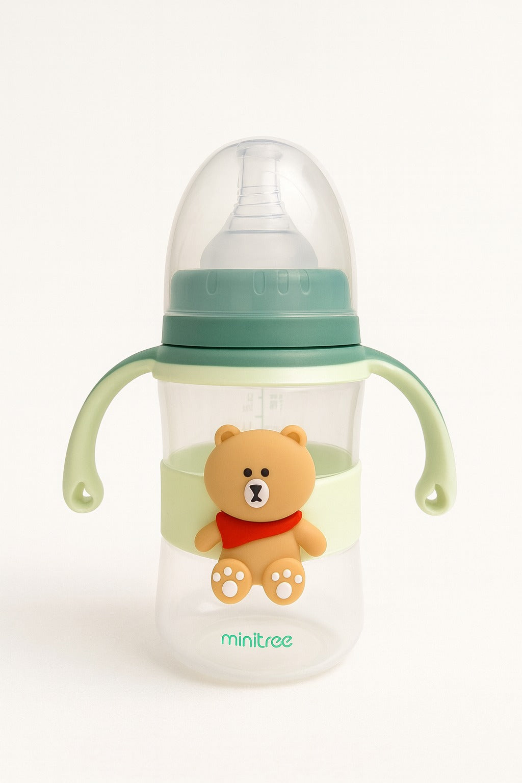 FE196-Bear baby feeding bottle 210ML