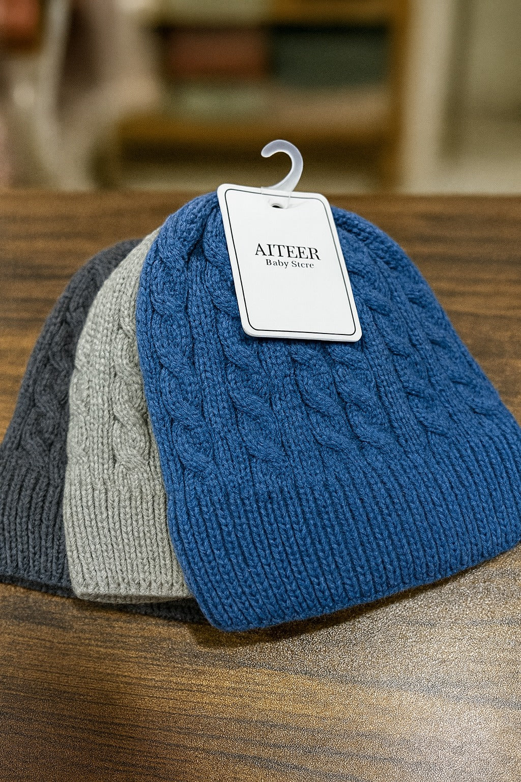 CP252-Pack of 3 Woolen cap - 1-5Y