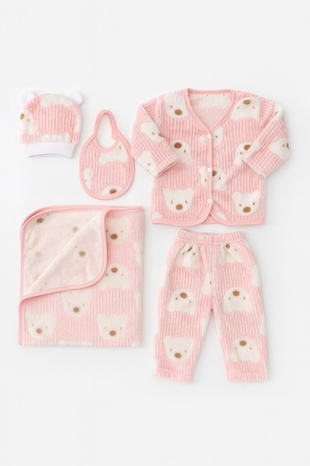 N1014-5 Piece Winter Starter Set - (0-3M)