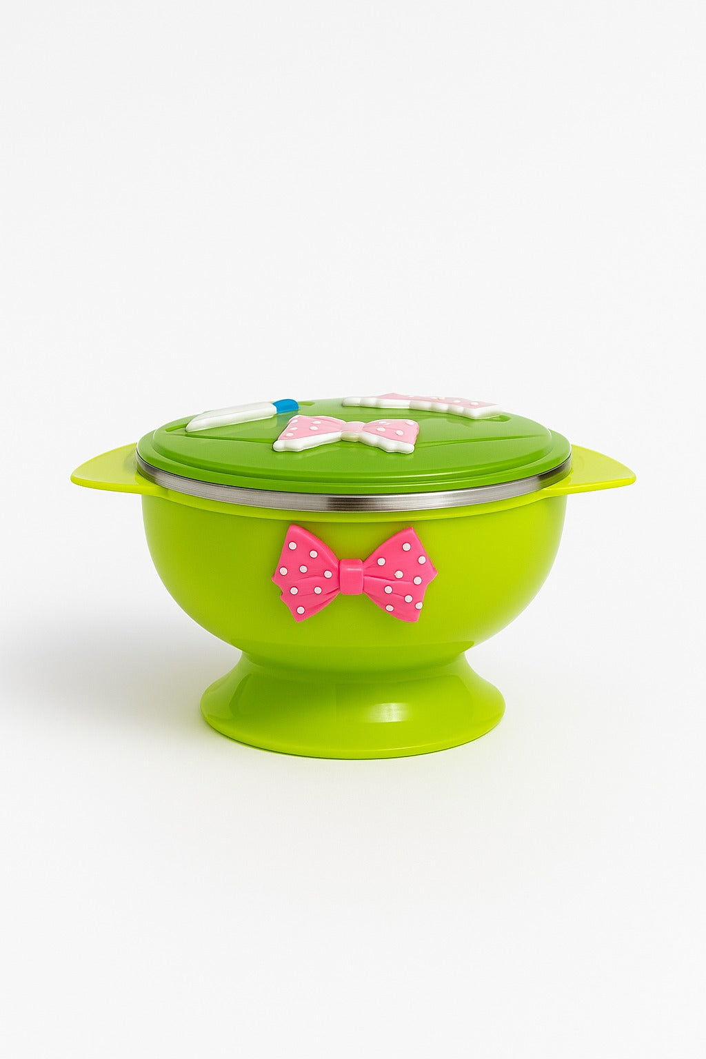 FE198-Stainless Steel Feeding suction bowl