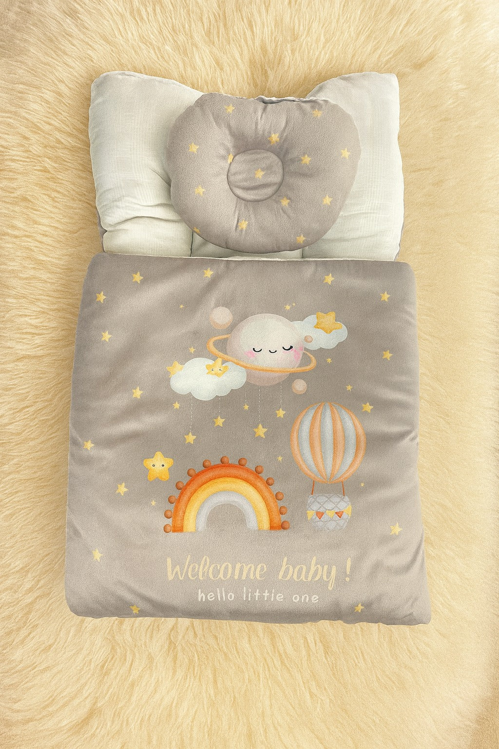 SHT444-Velvet Carry nest with Pillow