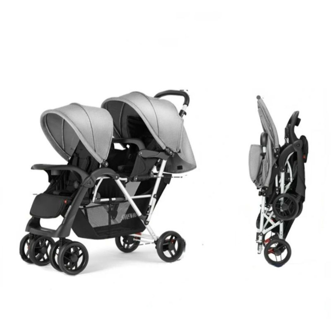 Big Size Foldable Twin Baby Stroller-P738